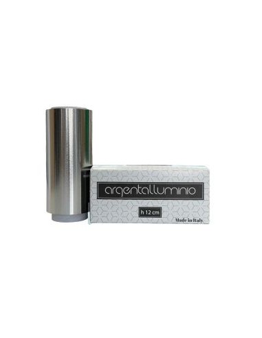 Argentalluminio Stagnola in Rotolo H 12 cm professionale in scatola