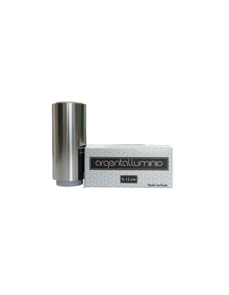 Argentalluminio Stagnola in Rotolo H 12 cm professionale in scatola