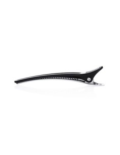 Xanitalia Pro Clip in plastica/alluminio nera lunga 10 cm 12 pz