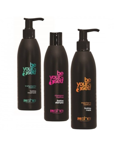 She Be Your Self Kit 3 prodotti lisskiss per un liscio pefetto