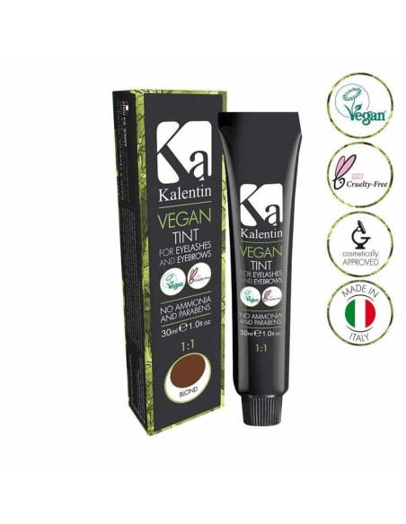 Kalentin Tinta vegana per ciglia e sopracciglia biondo 30 ml