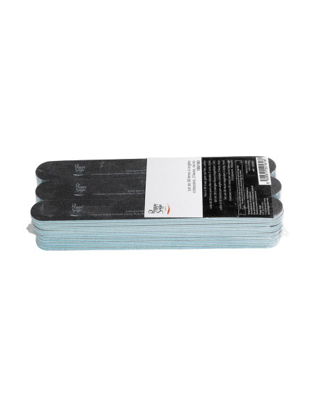 Peggy Sage Lima per unghie lavabile doppia faccia nera colossal 100/180 30 pz