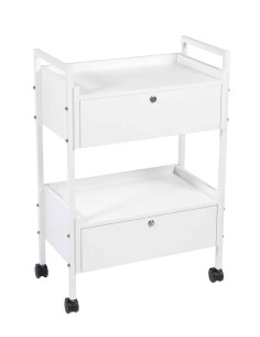Dduueett Carrello estetica tau struttura in metallo con doppio cassetto