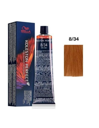 Wella Koleston Perfect Me+ 8/34 Biondo Chiaro Oro Ramato 60 ml