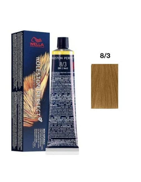 Wella Koleston Perfect Me+ 8/3 Biondo Chiaro Dorato 60 ml