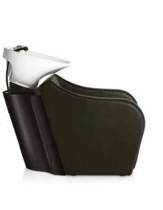 Lavatesta omega poltrona lavaggio con vasca in ceramica bianca