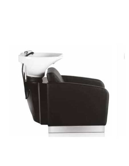 Xanitalia Pro Lavatesta elegance poltrona lavaggio con vasca basculante in ceramica nera
