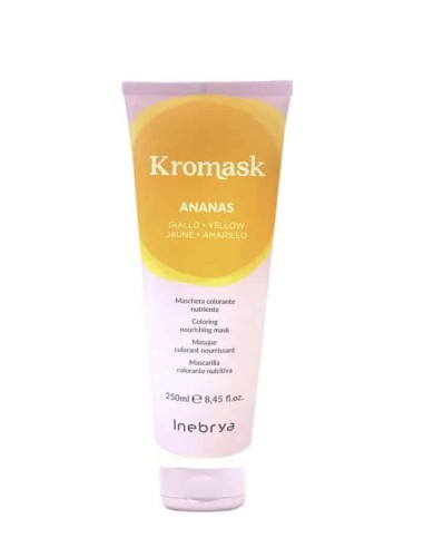 Inebrya Kromask Ananas Maschera colorata nutriente gialla 250 ml