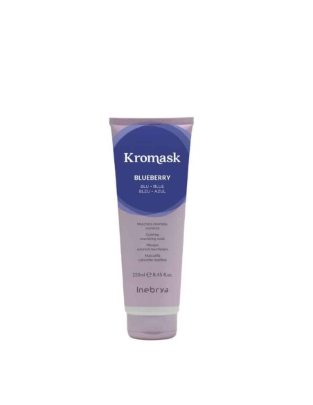 Inebrya Kromask Blueberry Maschera colorata nutriente blu 250 ml