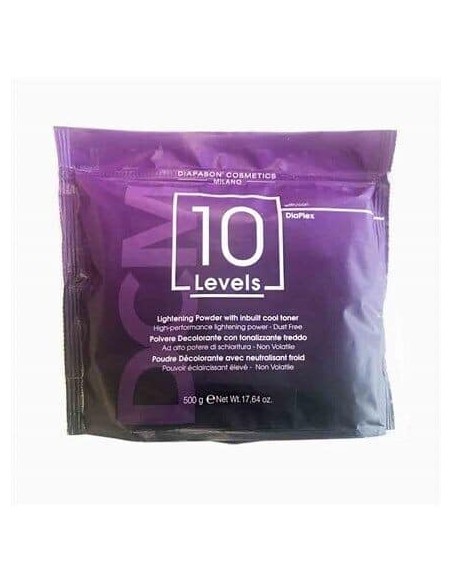 Diapason Cosmetics DCM Polvere decolorante viola non volatile 10 toni ad alto potere di schiaritura 500 g