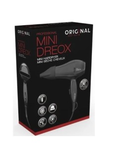 Sibel Asciugacapelli da viaggio mini dreox nero 1000 W 2