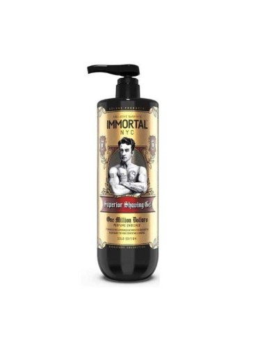 Immortal One Million Dollars Gel da rasatura superior shaving gel 1000 ml