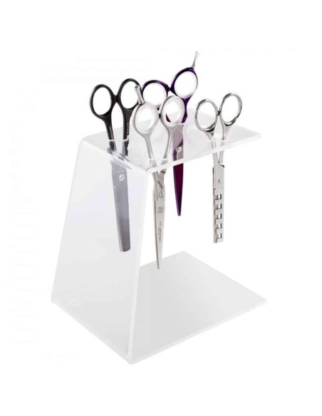 Xanitalia Pro Porta forbici professionale in plexiglass trasparente 6 posti