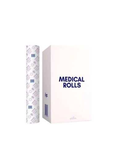 Paperdi Medical Roll Lenzuolino Medico microcollato 2 veli in cellulosa h 60 cm 6 pz