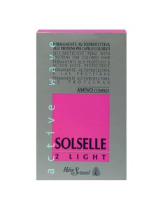 Helen Seward Solselle 2 Light Kit permanente autoprotettiva alle proteine per capelli colrati