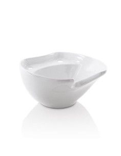 Xanitalia Pro Vasca Lavabo in Ceramica per lavatesta da parrucchiere barbiere bianca