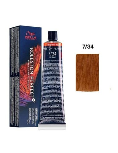 Wella Koleston Perfect Me+ 7/34 Biondo Medio Oro Ramato 60 ml