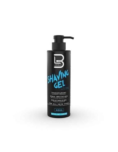 L3VEL3 Shaving Gel aqua - gel da rasatura trasparente 500 ml