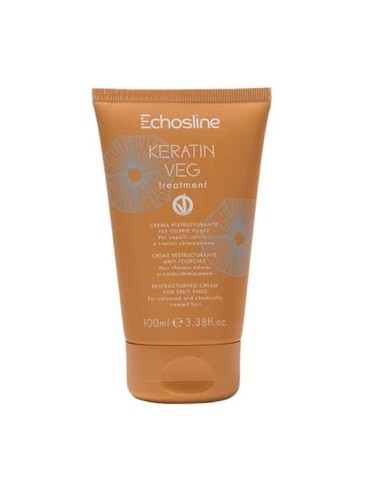 Echosline Keratin Veg Treatment Crema ristrutturante per doppie punte 100 ml